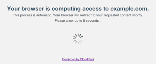 检测到CC攻击自动开启cloudflare5秒盾